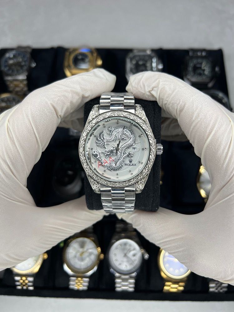 ساعت مردانه رولکس مدل دراگون طرح اژدها قفل اصلی