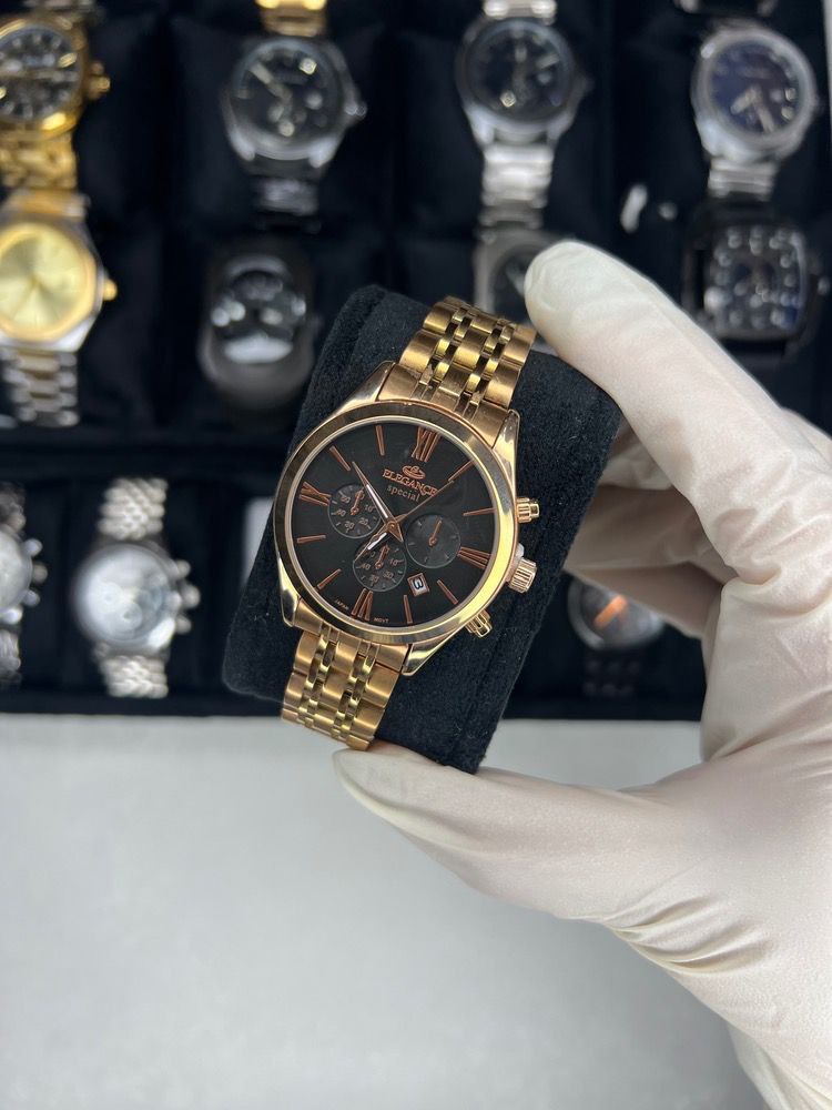 ساعت زنانه طرح سه موتوره موتور ژاپن مارک الگانس