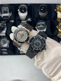 ساعت زنانہ هابلوت بند رابر طرح سه موتوره 💎HUBLOT