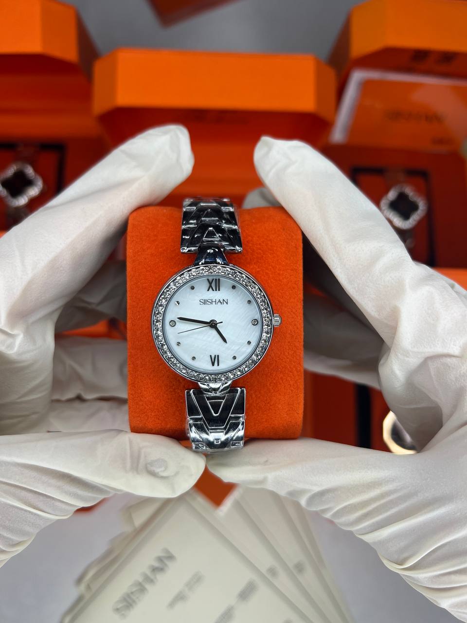 ساعت زنانه شرکتی رنگ ثابت مارک سیشان