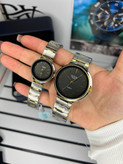 ست ساعت زنانه مردانه اورجینال صفحه گرد برند معروف المانی داویکس ⌚️Dovix luxury original Model: DVL24039.7s