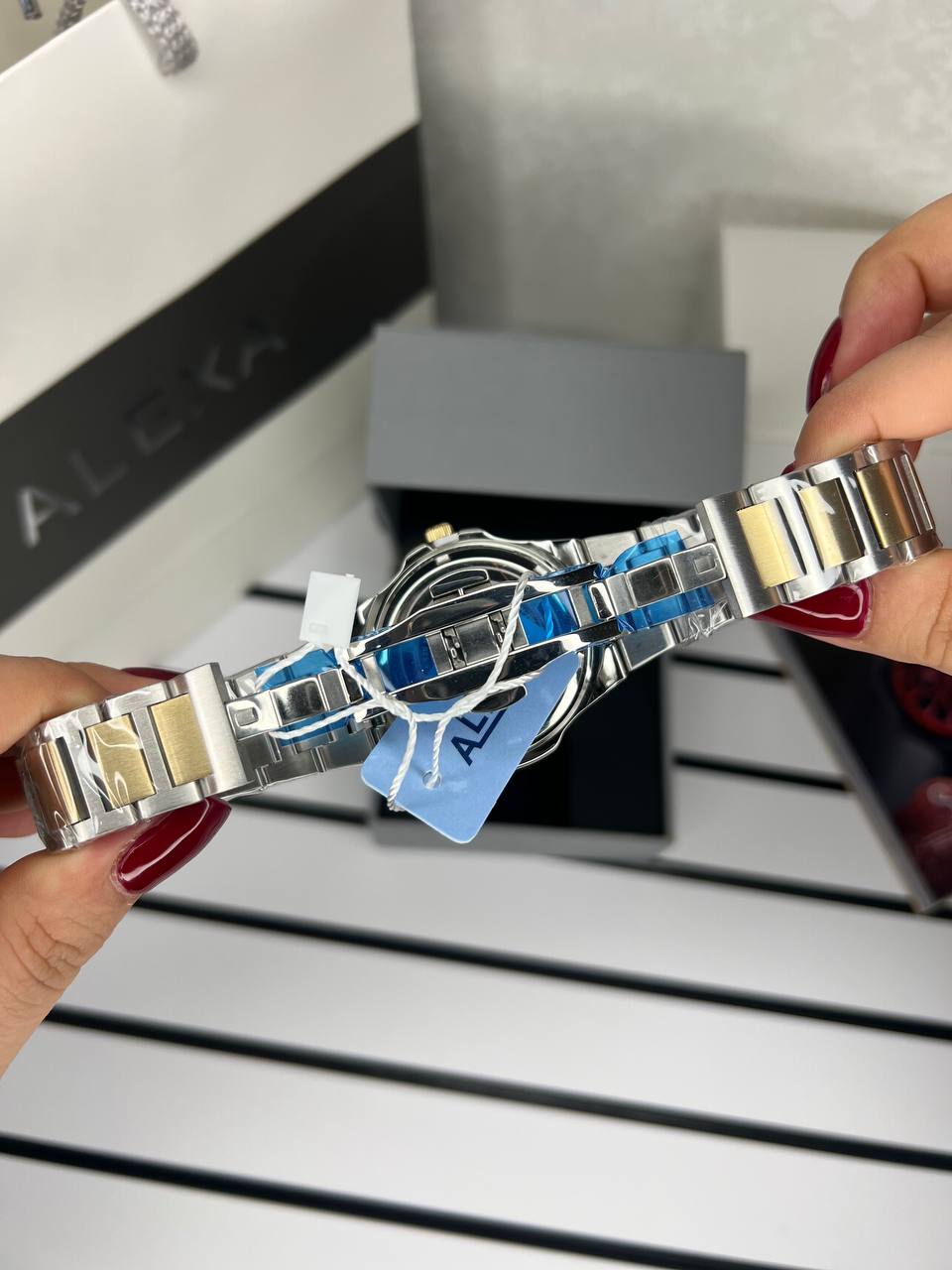 ساعت اورجینال مردانه موتور ژاپن برند الکسا مدلAlexa 0088 ⌚️Alexa. original