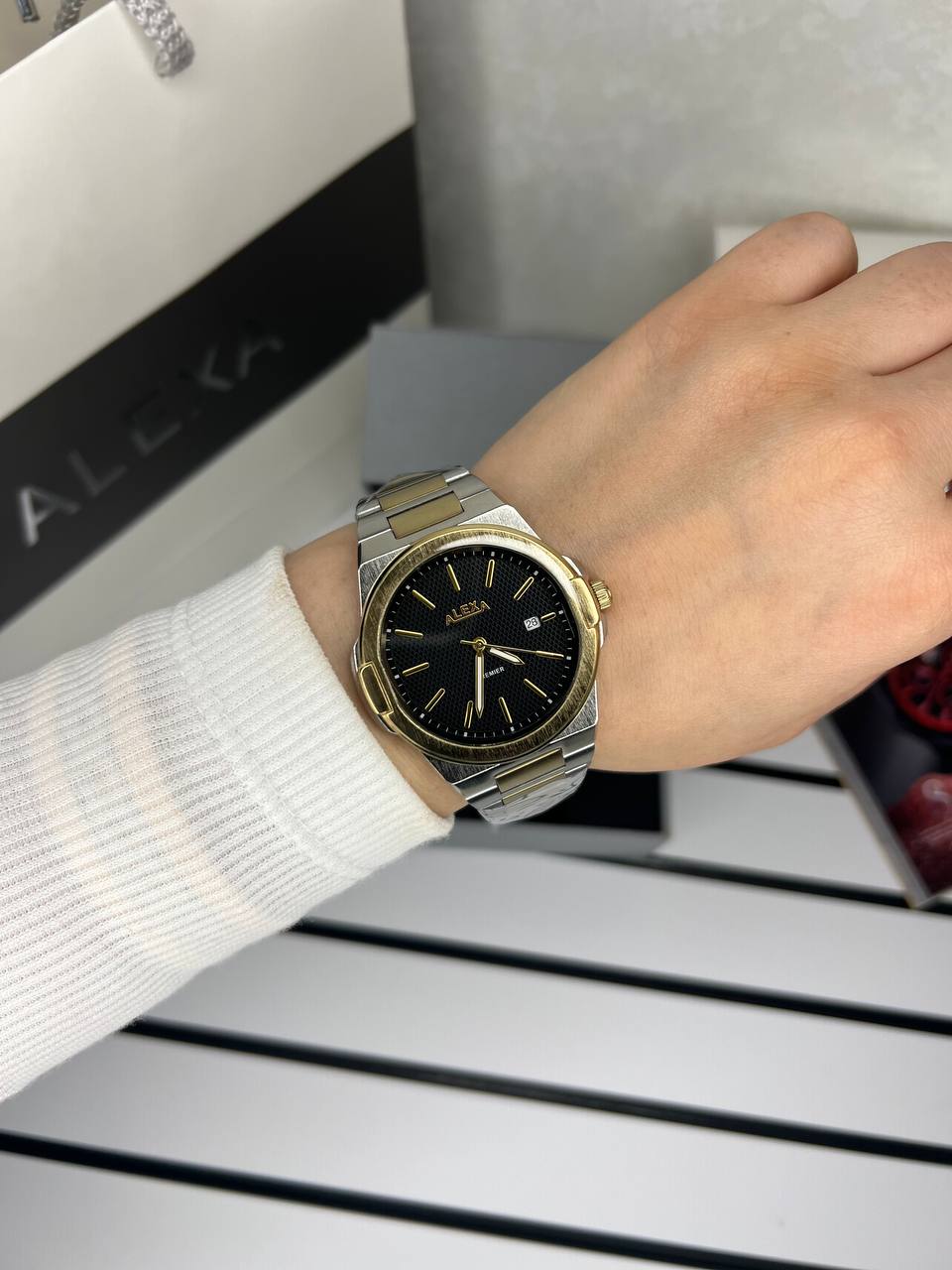 ساعت اورجینال مردانه موتور ژاپن برند الکسا مدلAlexa 0088 ⌚️Alexa. original