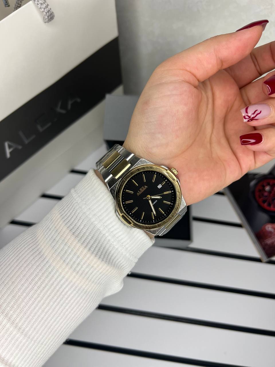 ساعت اورجینال مردانه موتور ژاپن برند الکسا مدلAlexa 0088 ⌚️Alexa. original
