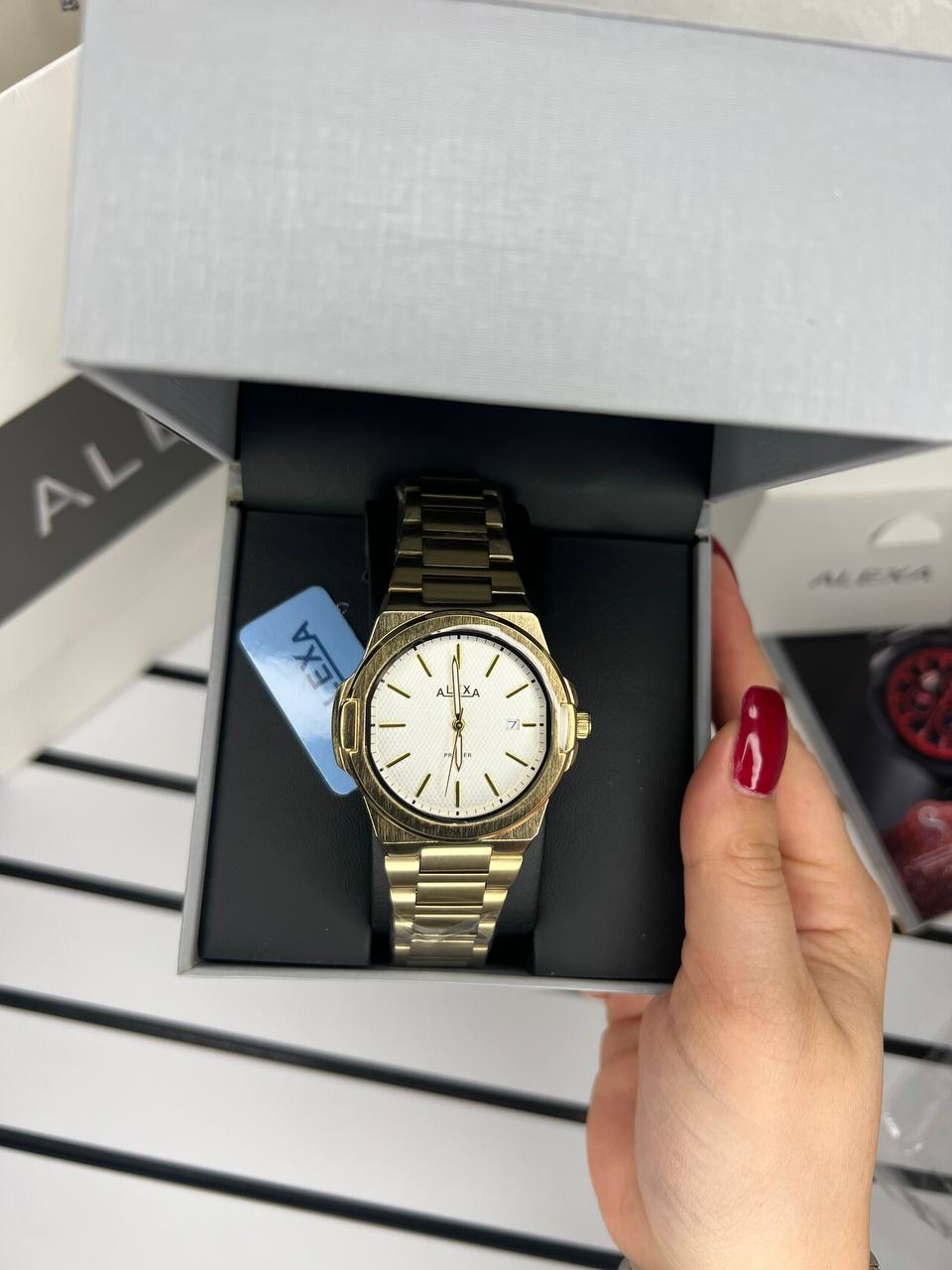 ساعت اورجینال مردانه موتور ژاپن برند الکسا مدلAlexa 0088 ⌚️Alexa. original