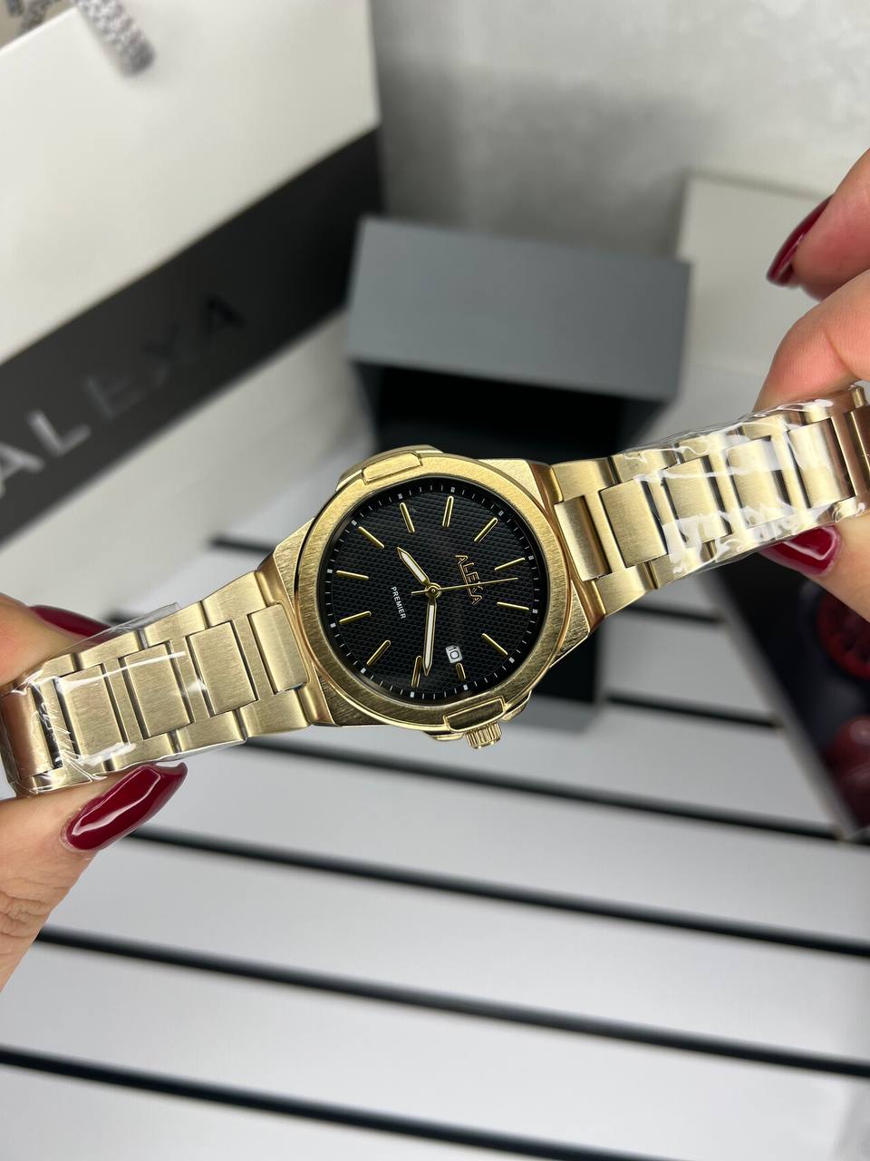 ساعت اورجینال مردانه موتور ژاپن برند الکسا مدلAlexa 0088 ⌚️Alexa. original