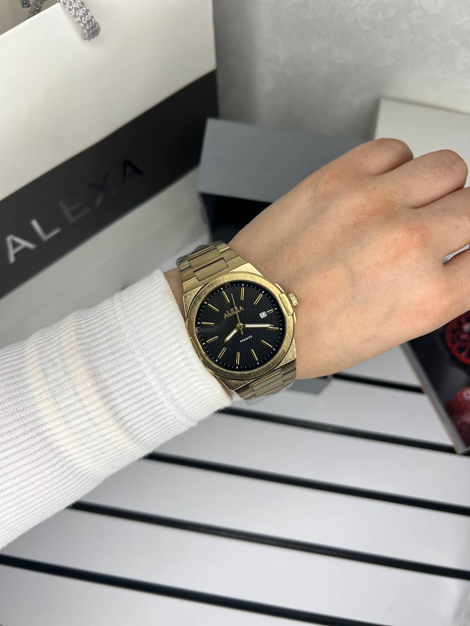ساعت اورجینال مردانه موتور ژاپن برند الکسا مدلAlexa 0088 ⌚️Alexa. original