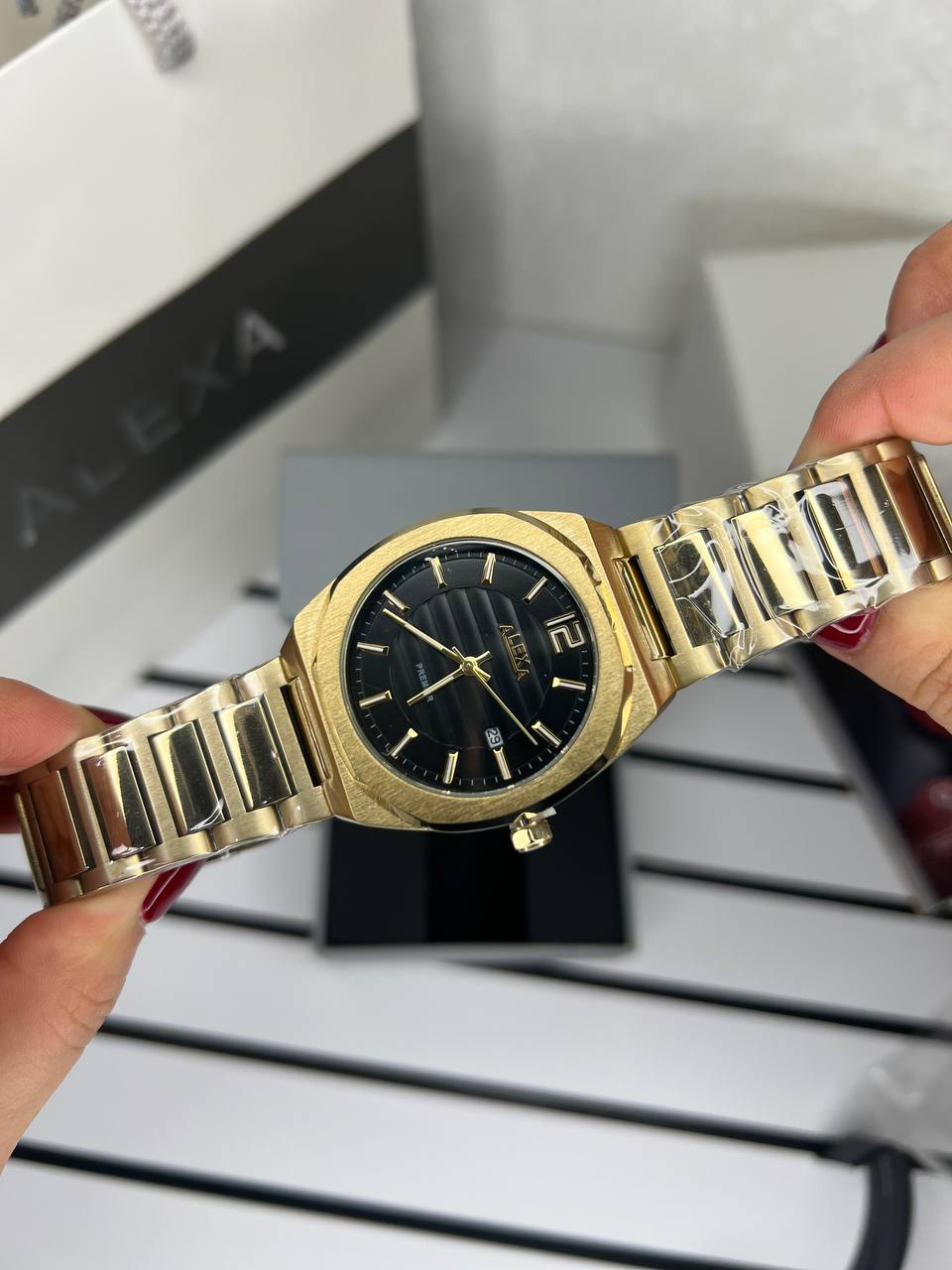 ساعت اورجینال مردانه موتور ژاپن برند الکسا مدلAlexa 0088 ⌚️Alexa. original