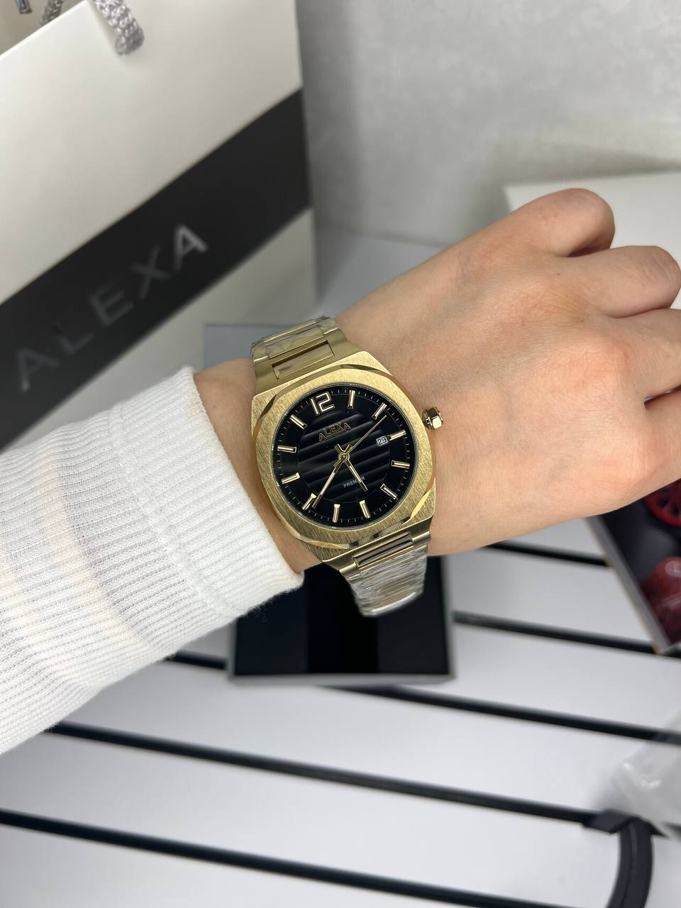 ساعت اورجینال مردانه موتور ژاپن برند الکسا مدلAlexa 0088 ⌚️Alexa. original