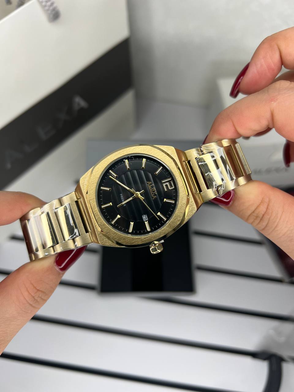 ساعت اورجینال مردانه موتور ژاپن برند الکسا مدلAlexa 0088 ⌚️Alexa. original
