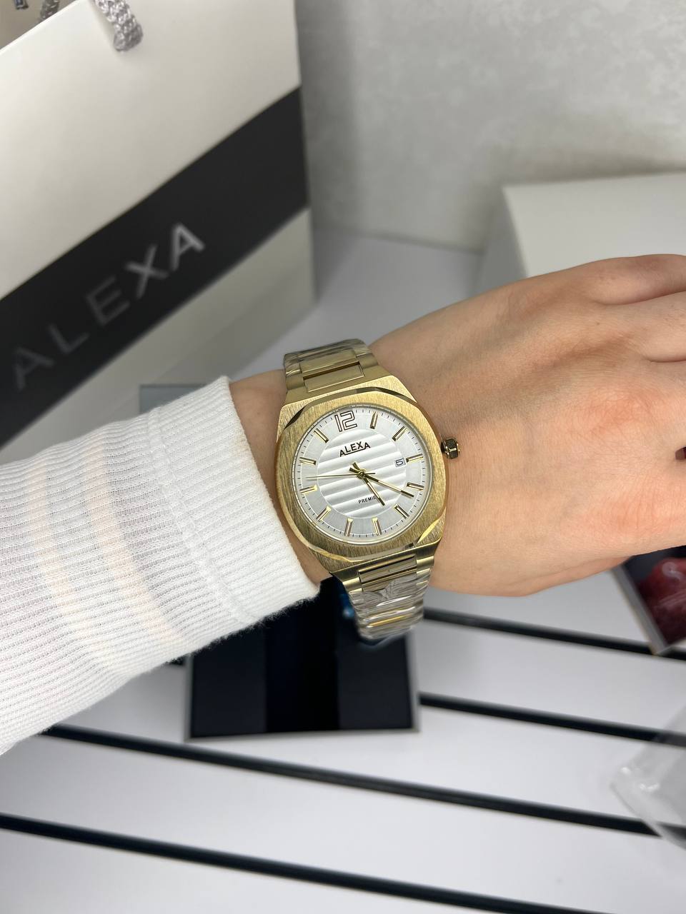 ساعت اورجینال مردانه موتور ژاپن برند الکسا مدلAlexa 0088 ⌚️Alexa. original