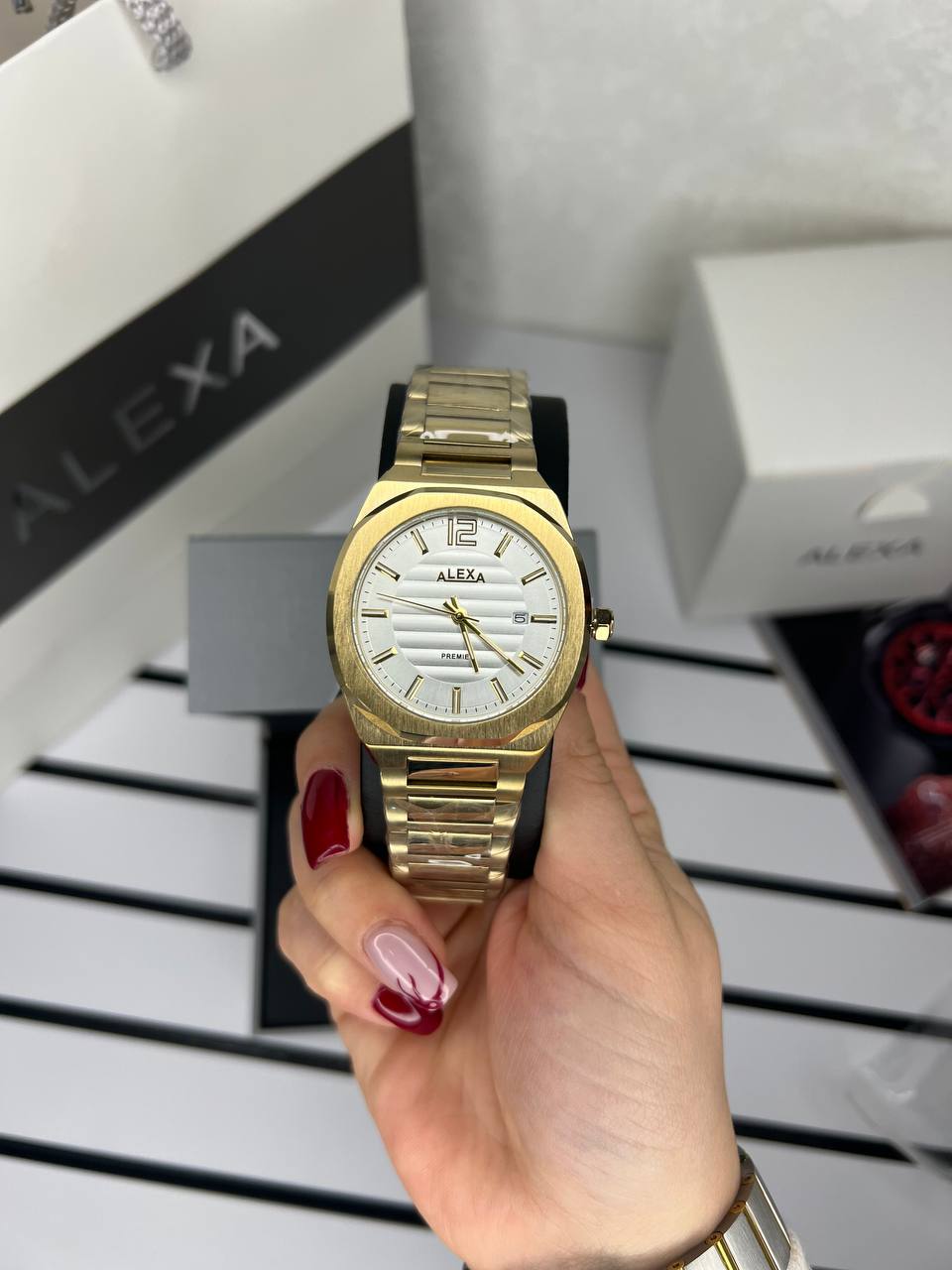 ساعت اورجینال مردانه موتور ژاپن برند الکسا مدلAlexa 0088 ⌚️Alexa. original