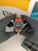 ساعت مچی اسپرت مردانه با قاب شفاف و بند سیلیکونی Casio G_shok