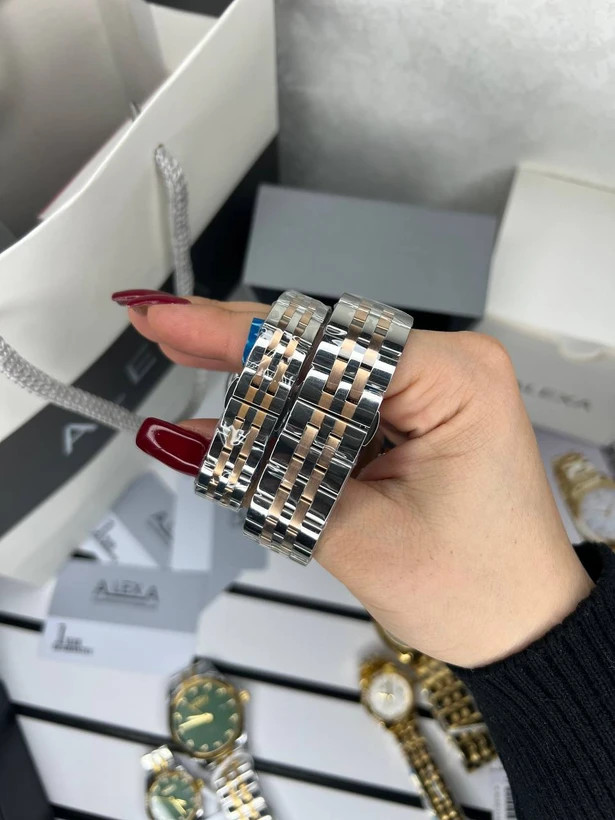 ست ساعت مچی زنانه مردانه اورجینال برند الکسا مدلALEXA SPECIAL2017.2018