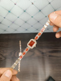 ساعت مچی زنانه بند دستبندی رنگ ثابت کیفیت خوب