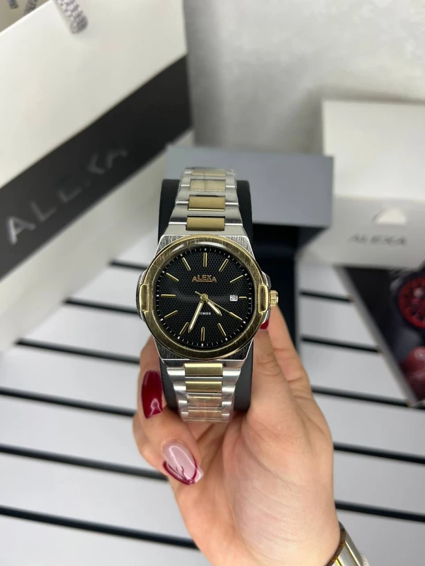 ساعت اورجینال مردانه موتور ژاپن برند الکسا مدلAlexa 0088   ⌚️Alexa. original