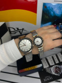 ست ساعت زنانه مردانه اورجینال صفحه گرد برند معروف المانی داویکس ⌚️Dovix luxury original Model: DVL24039.7s